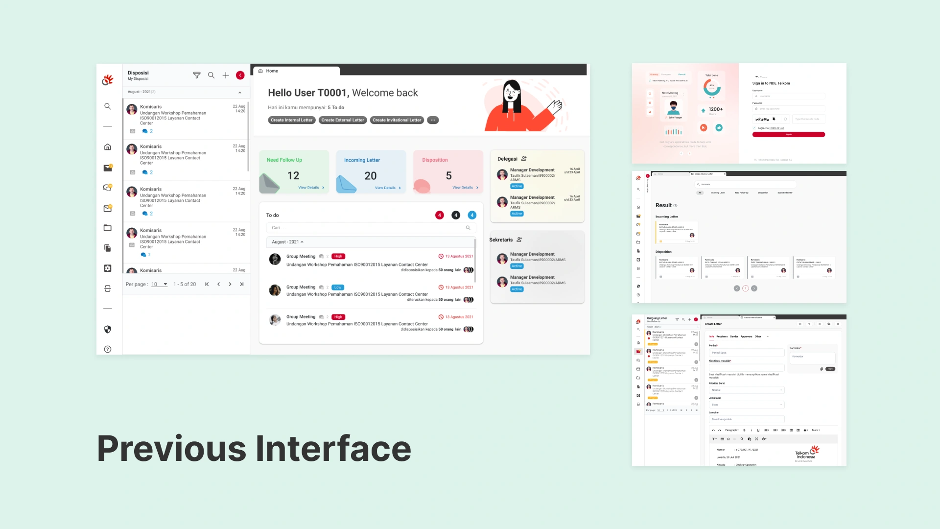 Coofis before redesign